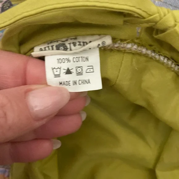 NATURAL LIFE Sandy Days Bucket Hat Watercolor Patchwork Sunny Day Boho Festival - Picture 10 of 14